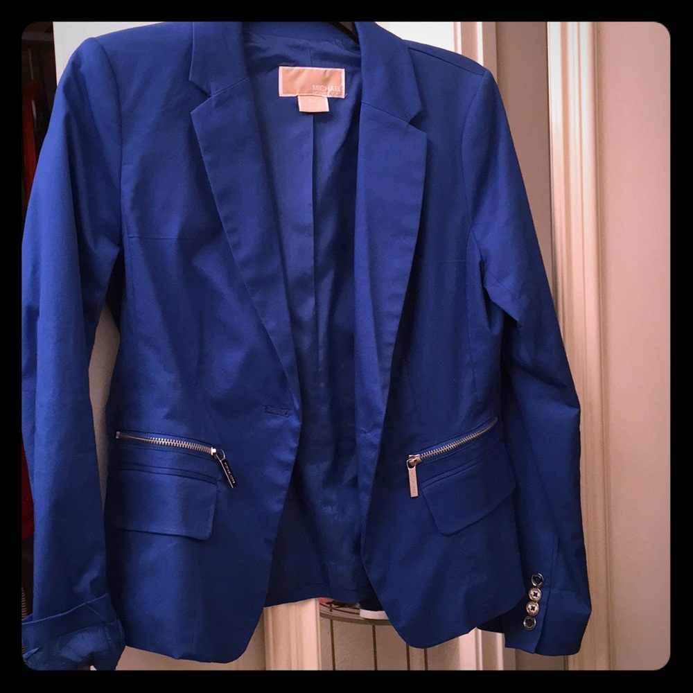 Michael Kors bright blue blazer